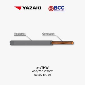 สายไฟ THW ยาซากิ BCC