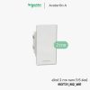Schneider Avataron A สวิตช์2ทาง กลาง สีขาว มีพรายน้ำ - M3T31_M2_WE