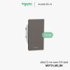 Schneider Avataron A สวิตช์2ทาง กลาง สีดำ มีพรายน้ำ - M3T31_M2_BK
