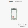 Bticino รุ่น Magic Advance สวิตช์ 1 ทาง 1 ช่อง มีไฟ - M9001L
