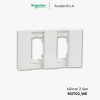 ชไนเดอร์ Avataron A ฝา 2 ช่อง สีขาว - M3T02_WE