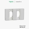Schneider Avataron A หน้ากาก 2 ช่อง สีเทา - M3T02_GY