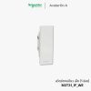 Schneider Avataron A สวิตช์ทางเดียว 1 ช่อง สีขาว มีพรายน้ำ - M3T31_1F_WE