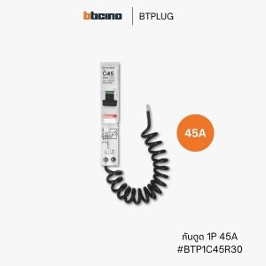 Bticino เซอร์กิตกันดูด RCBO 45A - BTP1C45R30
