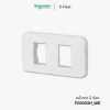 Schneider S-Flexi หน้ากาก 2 ช่อง - FG1052H_WE