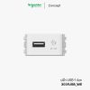 Schneider Concept ปลั๊กไฟUSB - 3031USB_WE