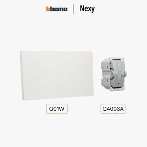 Bticino Nexy ชุดสวิตช์สองทาง 1 ช่อง สีขาว | 2 ways 1 gang switch - White