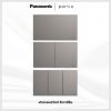 Panasonic Partio ฝาครอบสวิตช์ สีเทาซีรีน